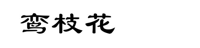 鸾枝花
