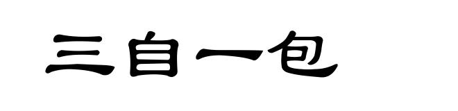 三自一包