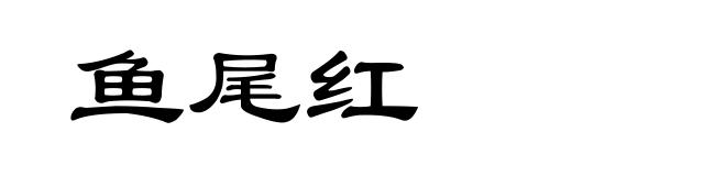 鱼尾红