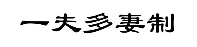 一夫多妻制