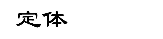 定体