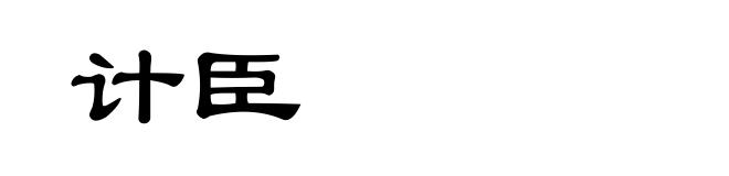 计臣