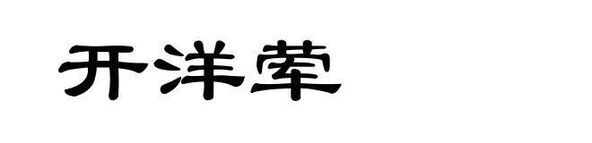 开洋荤