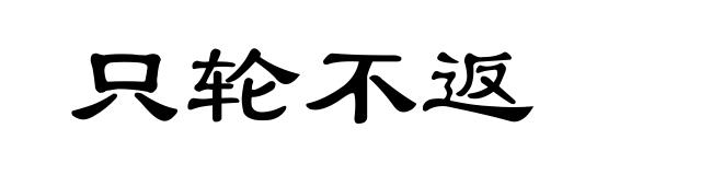 只轮不返