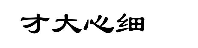 才大心细