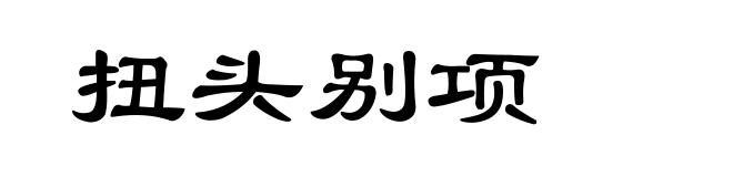 扭头别项