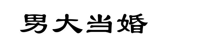 男大当婚