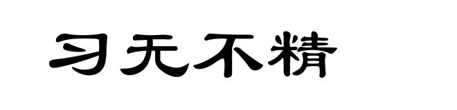 习无不精