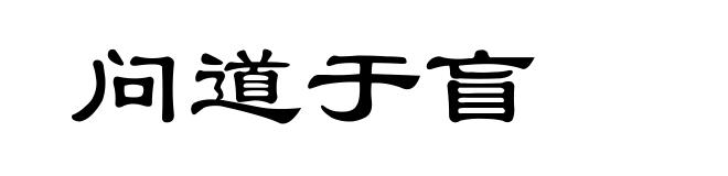 问道于盲