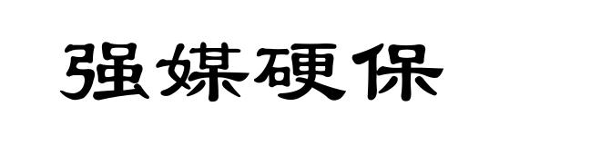 强媒硬保