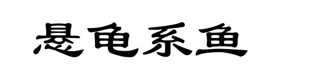 悬龟系鱼