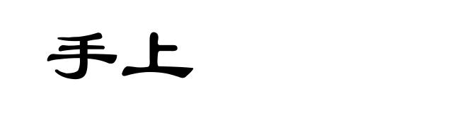 手上