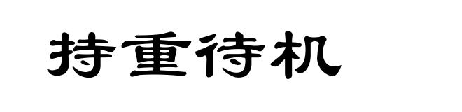 持重待机