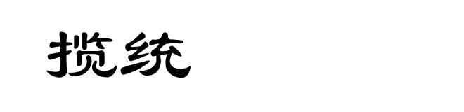 揽统