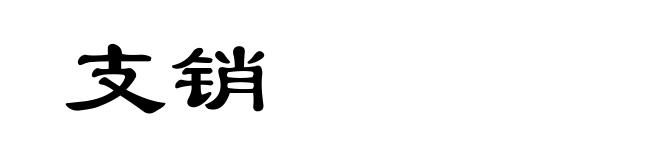 支销