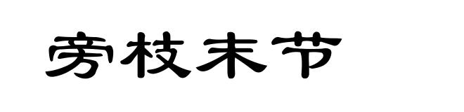旁枝末节