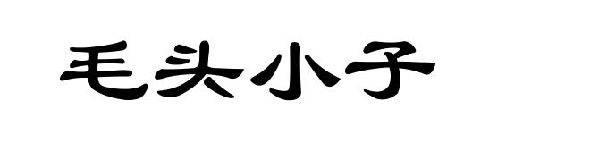 毛头小子
