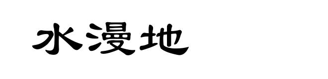 水漫地