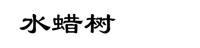 水蜡树