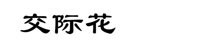 交际花