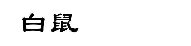 白鼠