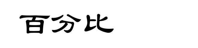 百分比