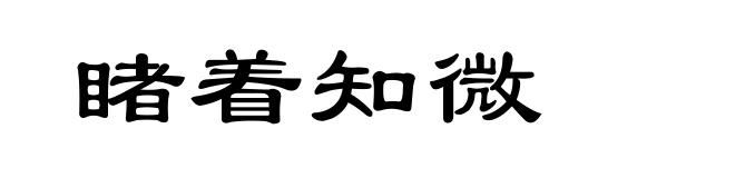 睹着知微