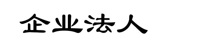 企业法人
