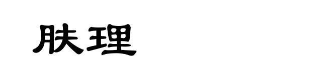 肤理
