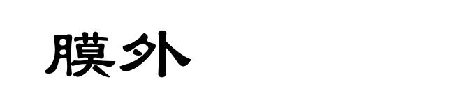 膜外
