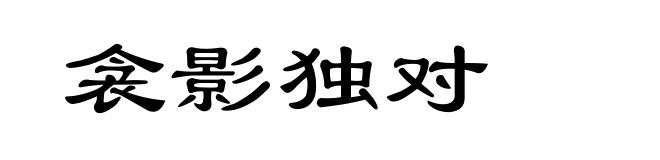 衾影独对