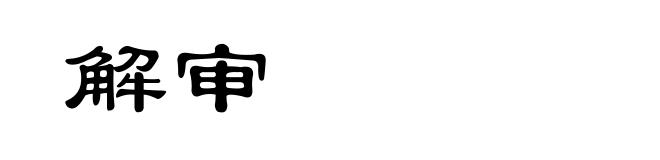 解审