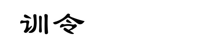 训令