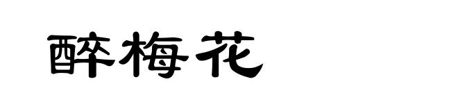 醉梅花