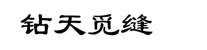 钻天觅缝