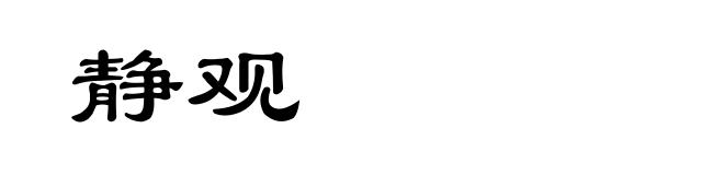 静观