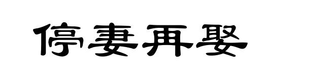 停妻再娶
