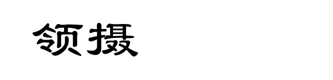 领摄