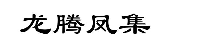 龙腾凤集