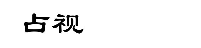 占视
