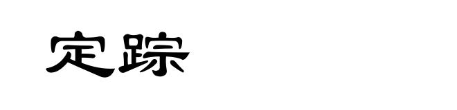定踪