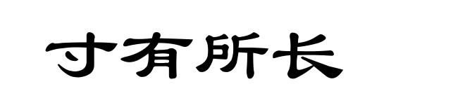 寸有所长