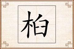 桕怎么写
