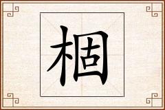 棝怎么写