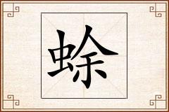 蜍怎么写