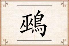 鵐怎么写