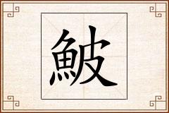 鮍怎么写