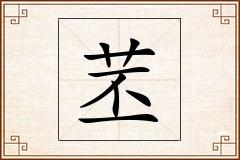 苤怎么写
